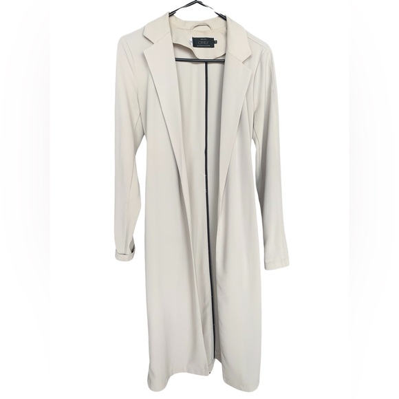 Long jacket with tie - Picture 2 of 3